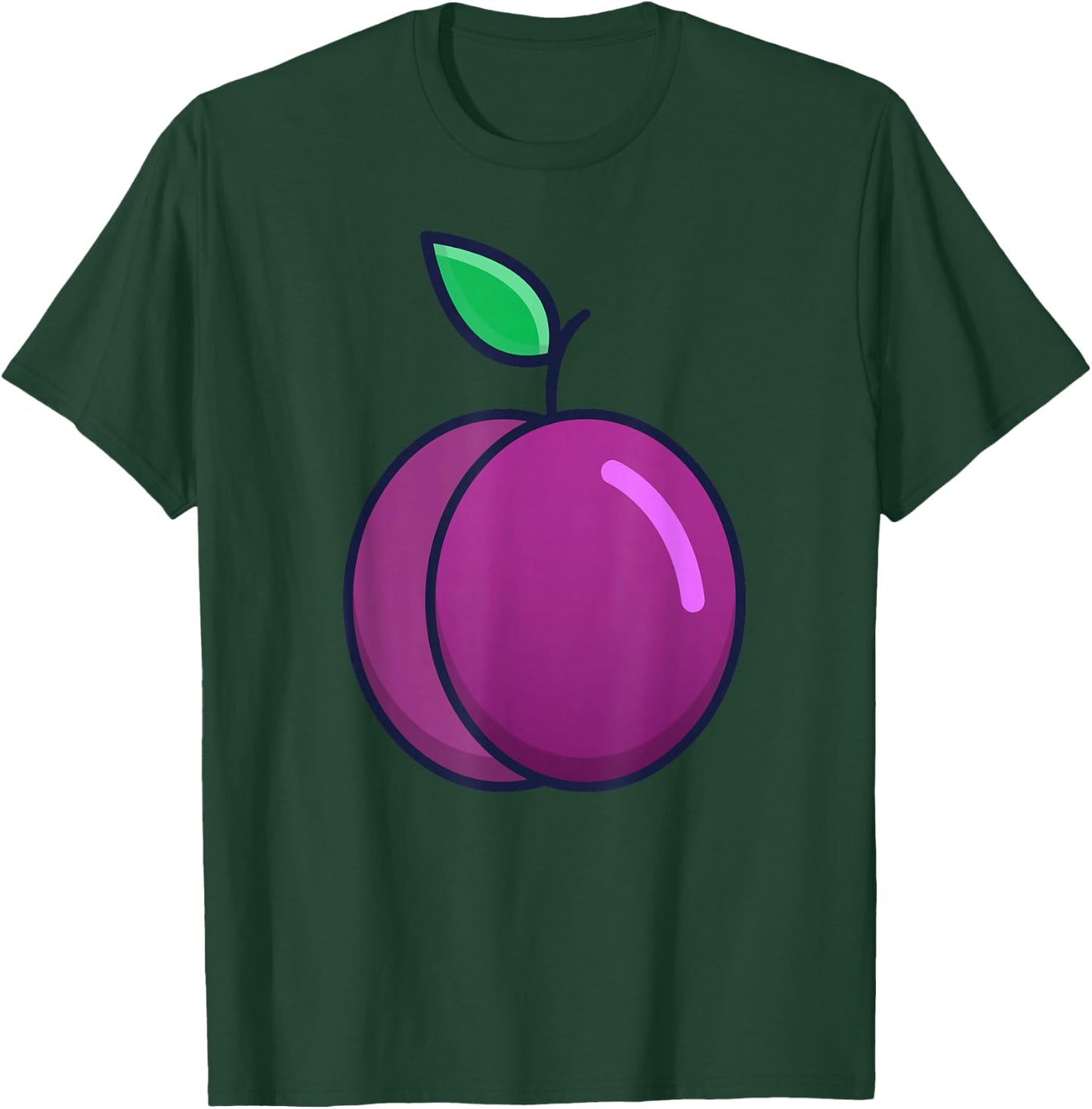 Plum Costume Fancy Dress Fruit Costume Plum , purple T-Shirt - T-Shirt | Forest