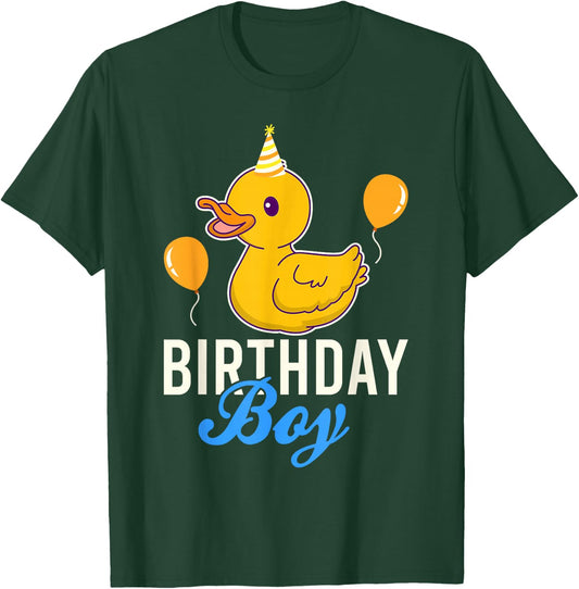 Cute Birthday Boy Duck T-Shirt - T-Shirt | Forest