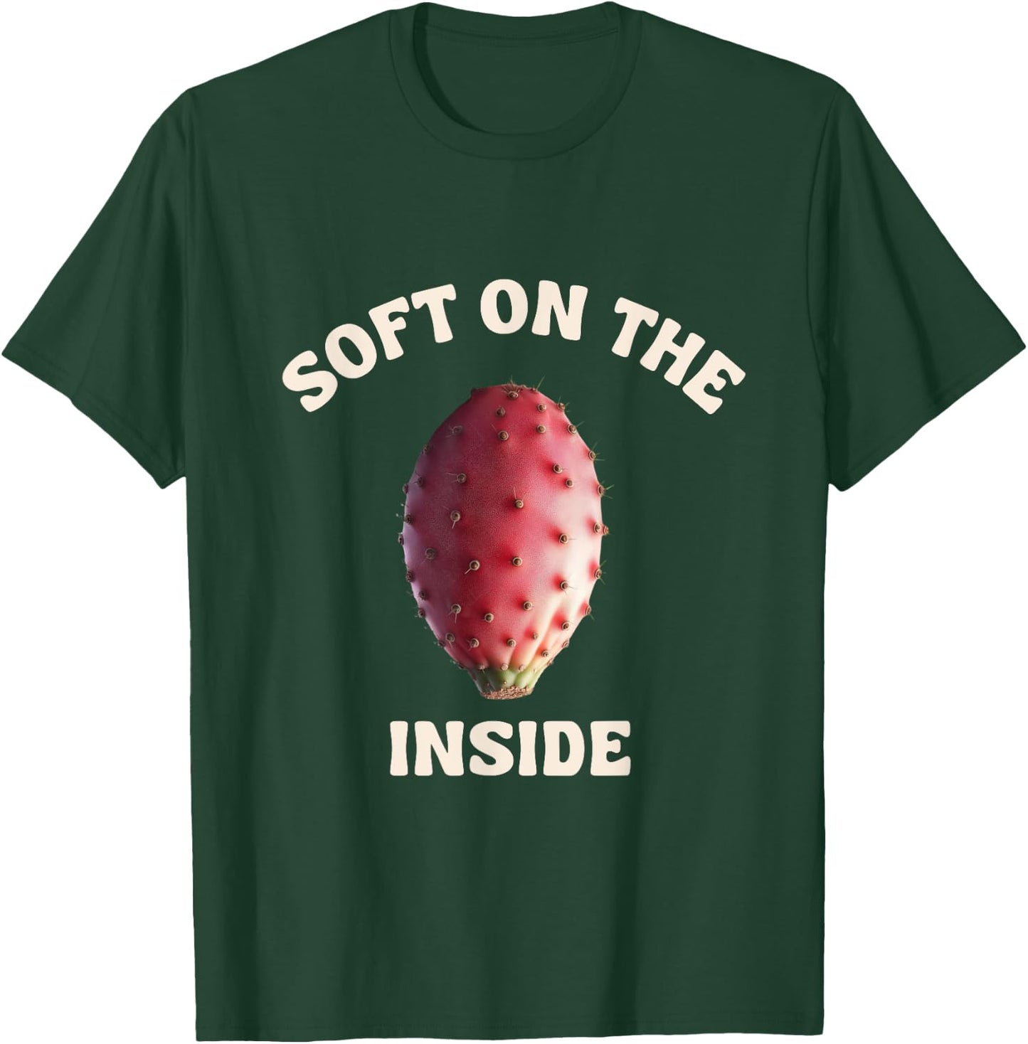 Sabra Soft On The Inside Cactus Pear Tsabar Israel Hebrew T-Shirt - T-Shirt | Forest