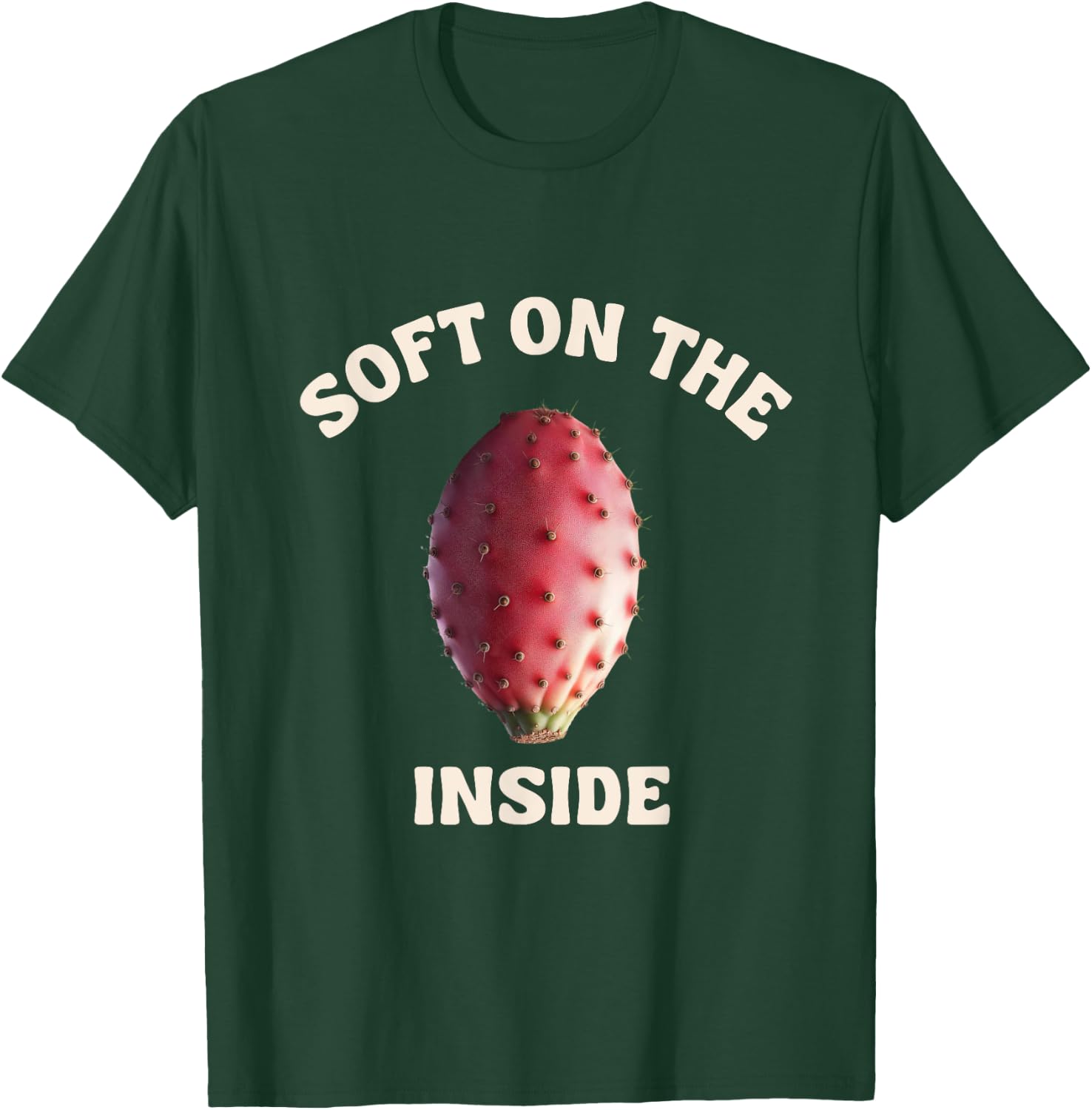 Sabra Soft On The Inside Cactus Pear Tsabar Israel Hebrew T-Shirt - T-Shirt | Forest