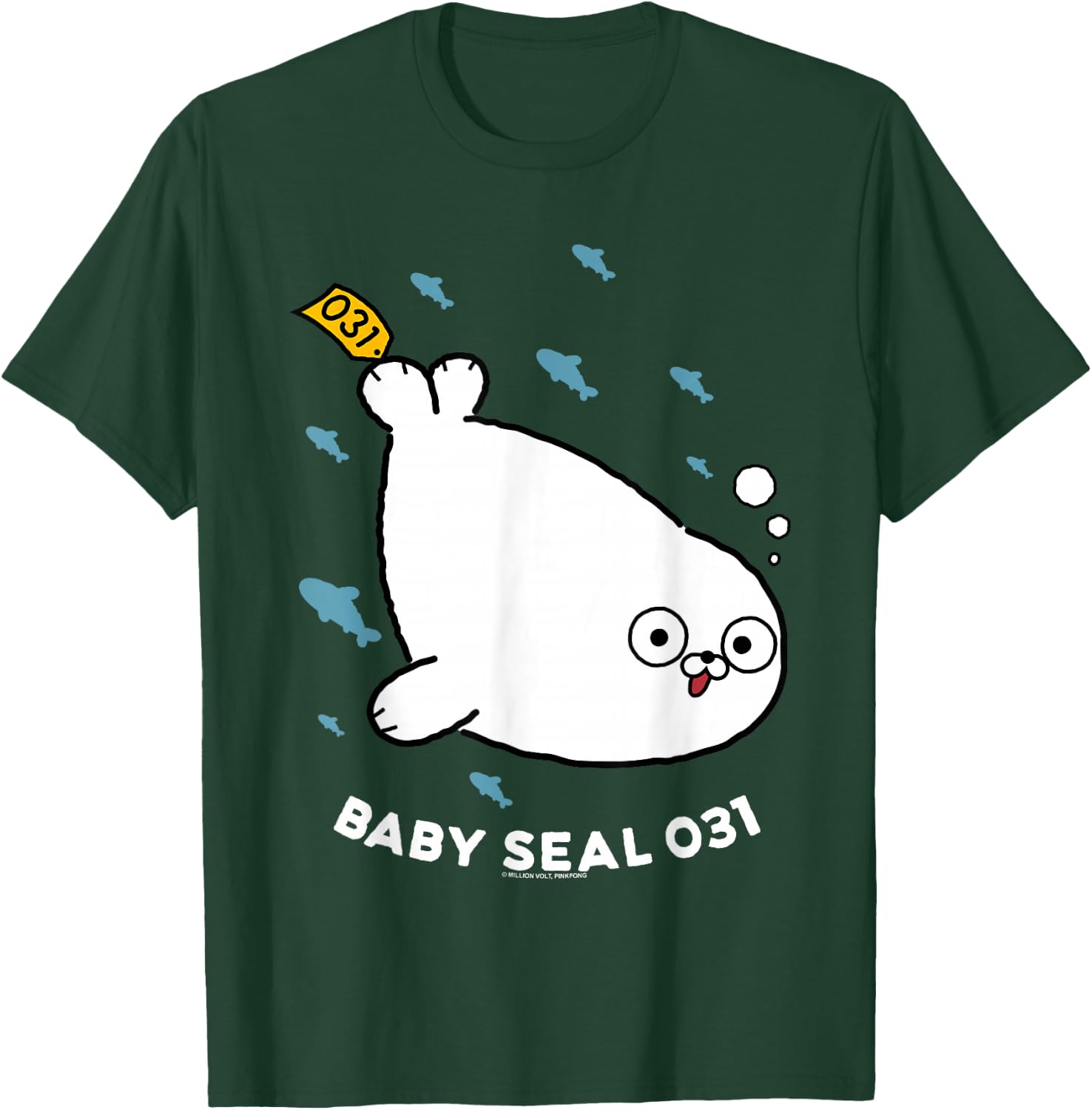 Sealook Baby Seal T-Shirt - T-Shirt | Forest