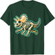 Retro Dinosaur Skeleton Triceratops Xray Boys Kids T-Shirt - T-Shirt | Forest
