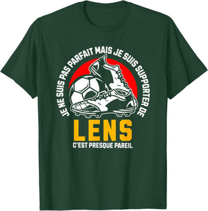 Supporter LENS FOOT - FOOTBALL - LENS HUMOUR , Black, S T-Shirt - T-Shirt | Forest