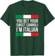 You Bet Your Sweet Cannoli I'm Italian Funny Italian Pride T-Shirt - T-Shirt | Forest