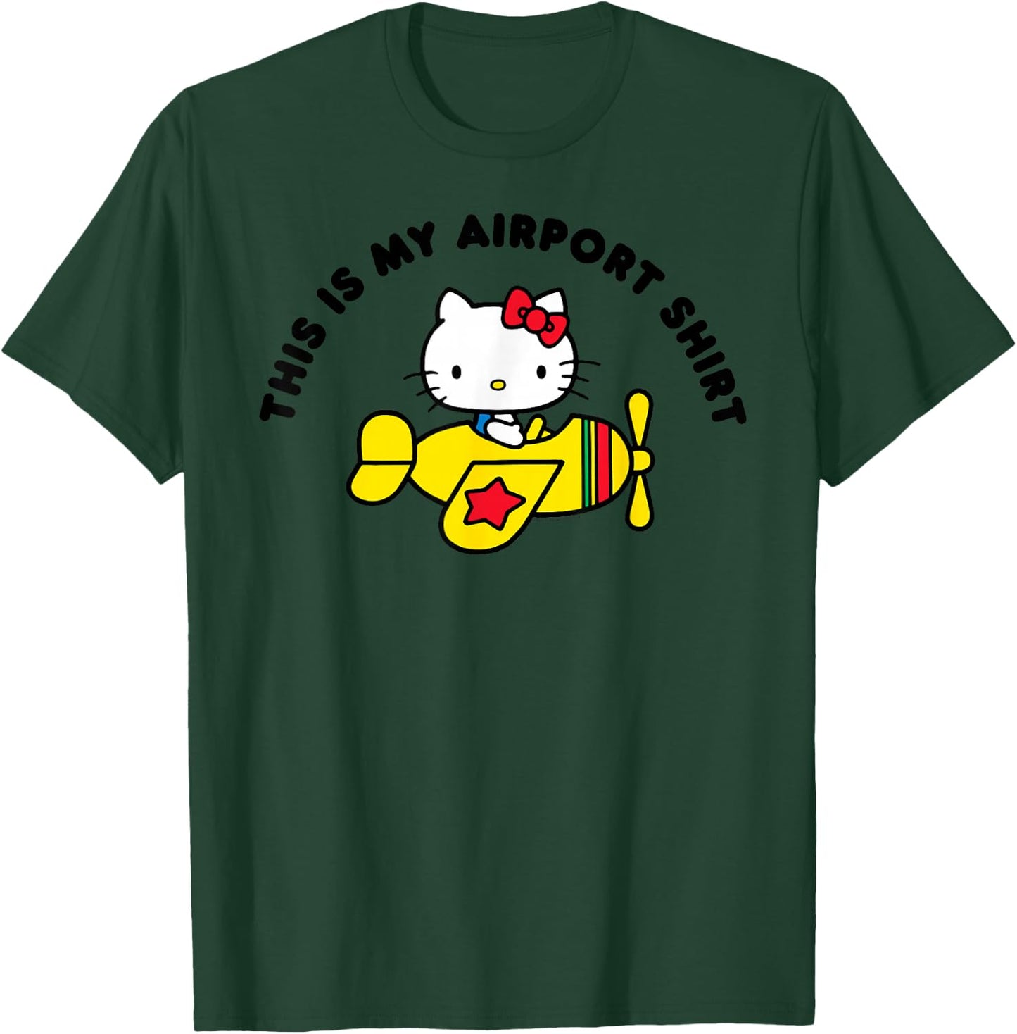 Hello Kitty This is my Airport Shirt T-Shirt - T-Shirt | Forest