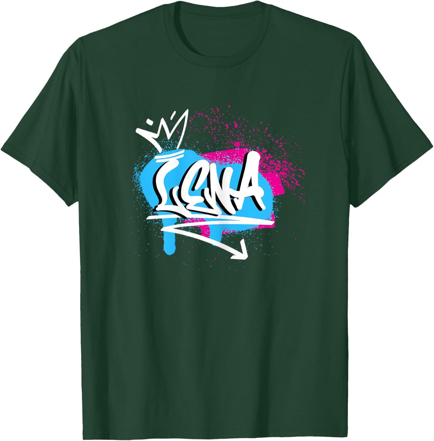 Funny Funny Gift for Lena , Black, Female X-Small T-Shirt - T-Shirt | Forest