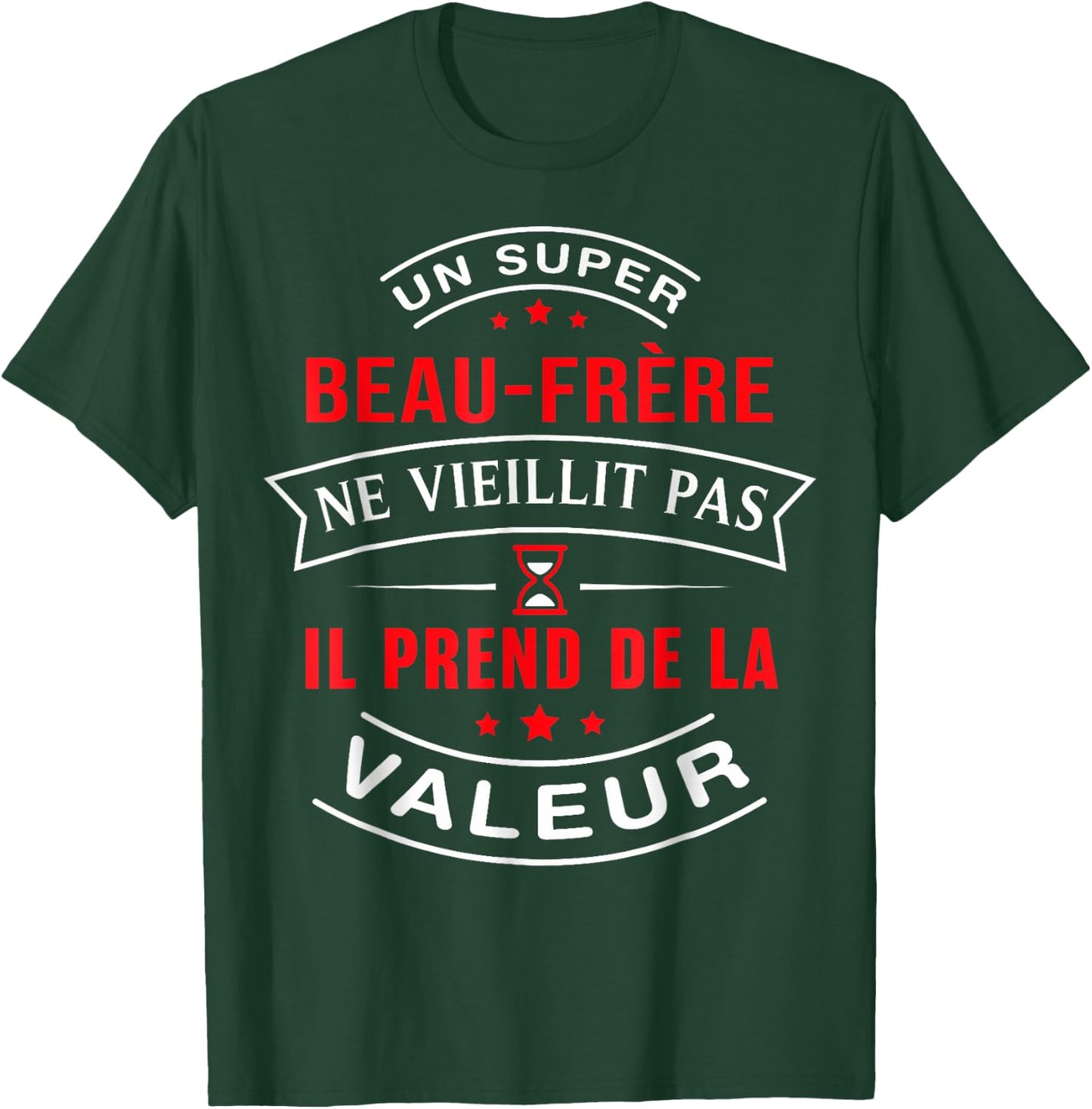 A Super Beautiful Brother Does Not Age It Gets Value , Black, S T-Shirt - T-Shirt | Forest