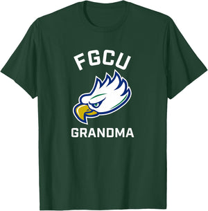Florida Gulf Coast University FGCU Eagles Arched Grandma T-Shirt - T-Shirt | Forest