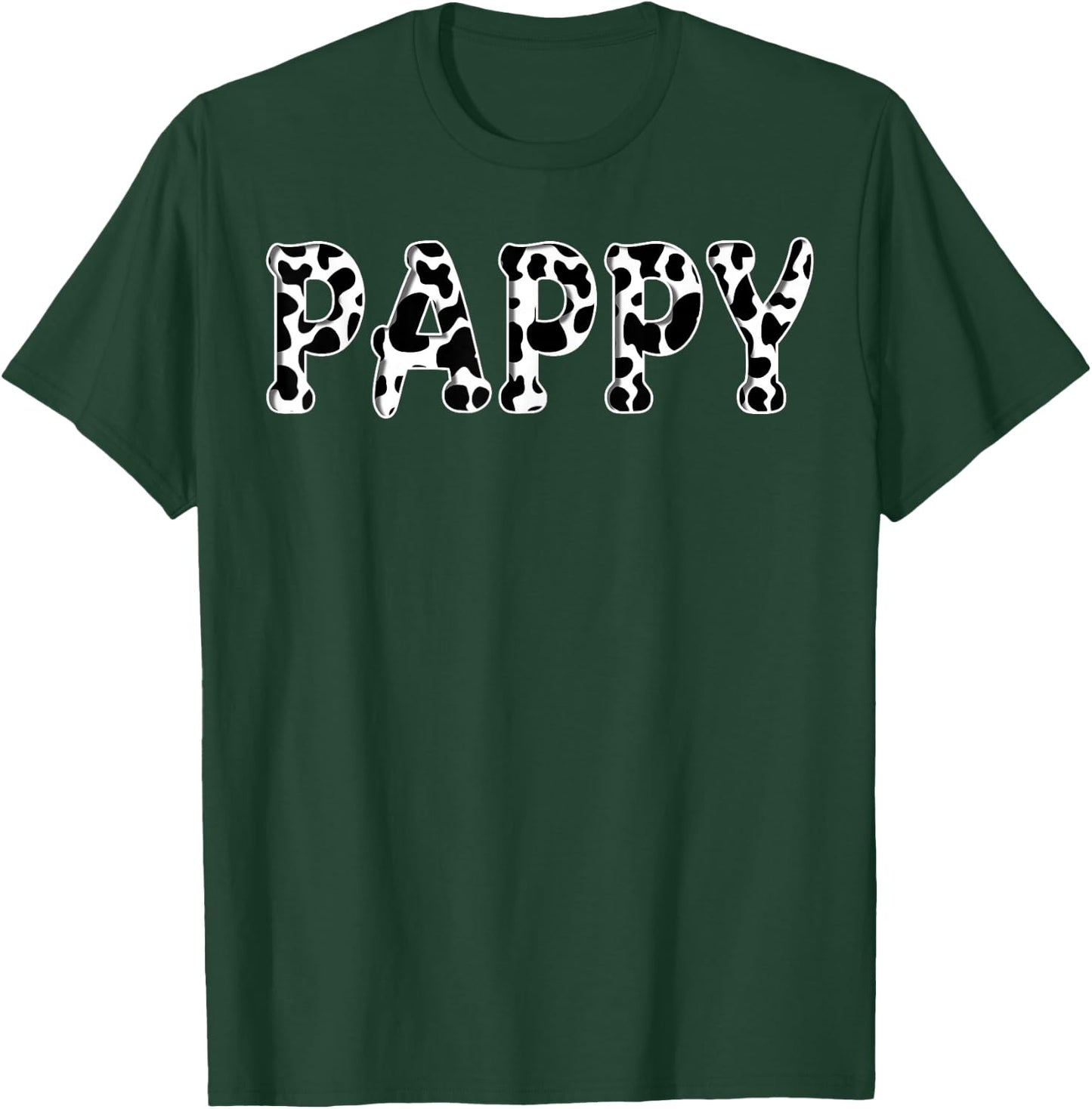 Cow Pappy Birthday Family Matching Girl Boy Farm Birthday T-Shirt - T-Shirt | Forest