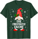 Chiropractor Gnome Funny Chiropractic Christmas Pajama T-Shirt - T-Shirt | Forest