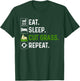 Funny Lawn Mowing Art Women Grass Cutting Landscaper T-Shirt - T-Shirt | Forest