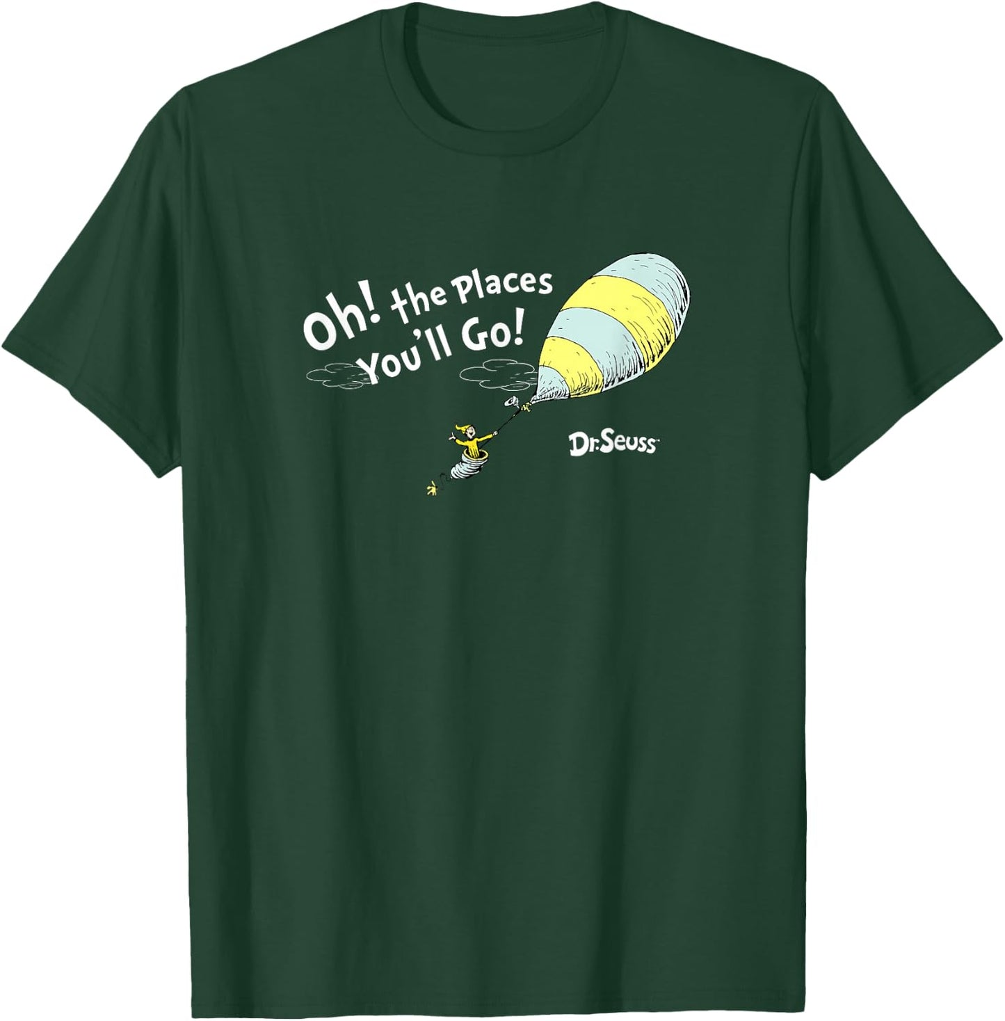 Dr. Seuss Oh The Places You'll Go! T-Shirt - T-Shirt | Forest