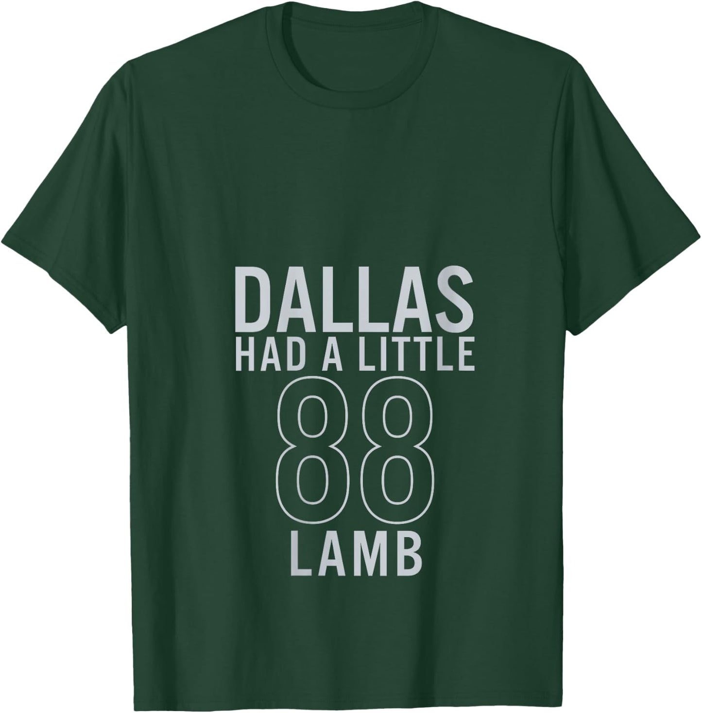 Dallas Had A Little Lamb V-Neck T-Shirt - T-Shirt | Forest