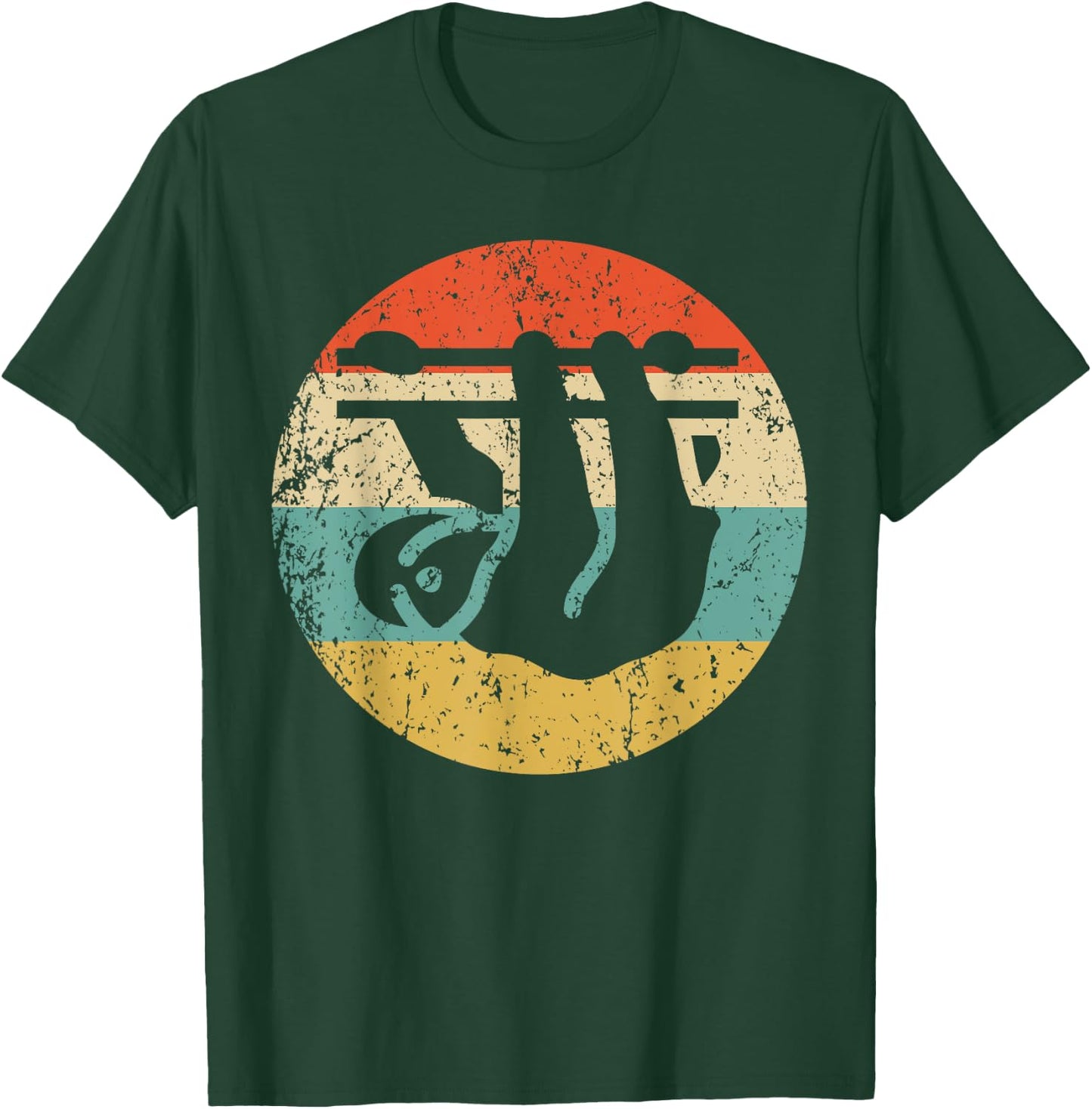 Sloth Retro Style Animal T-Shirt - T-Shirt | Forest