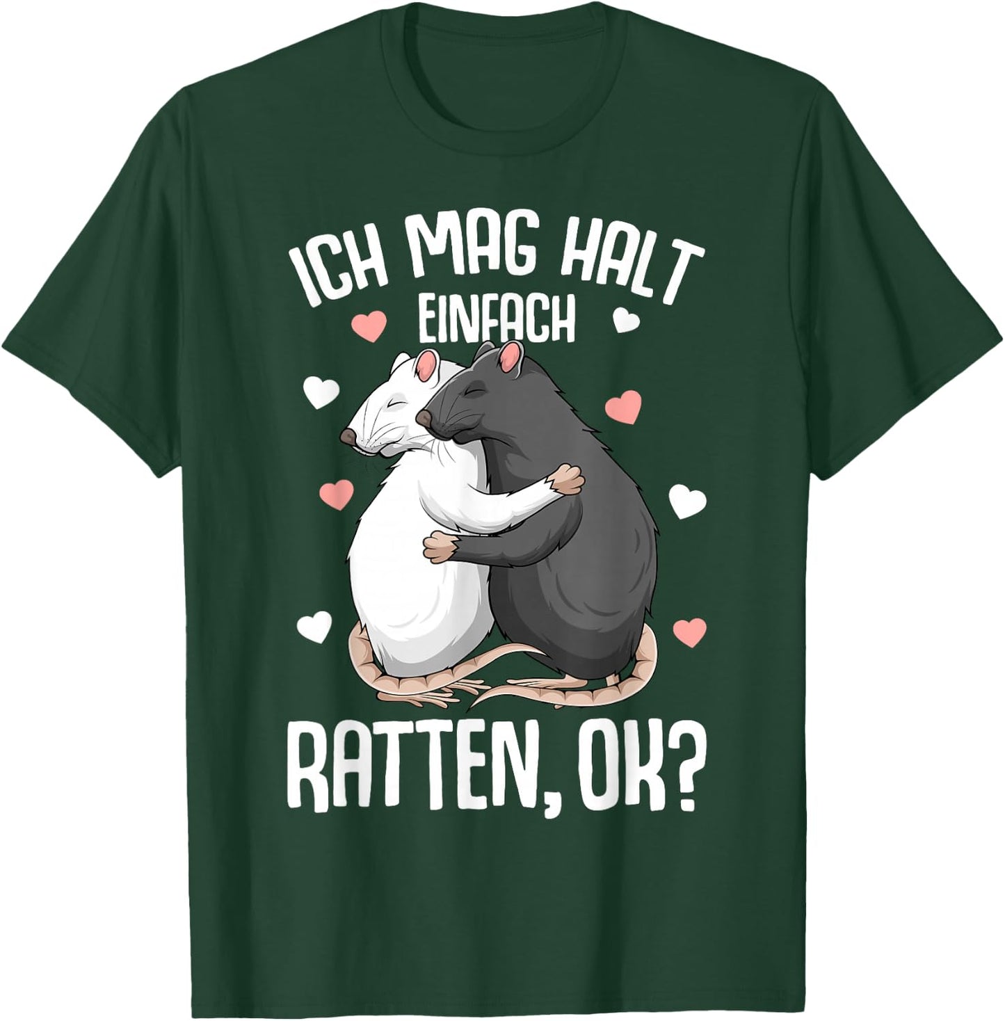 Ich mag halt rat house rat kids girls women's T-Shirt - T-Shirt | Forest
