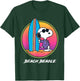 Peanuts Beach Beagle Surf Snoopy T-Shirt - T-Shirt | Forest