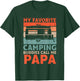 My Favorite Camping Buddies Call Me Papa Vintage Fathers Day T-Shirt - T-Shirt | Forest
