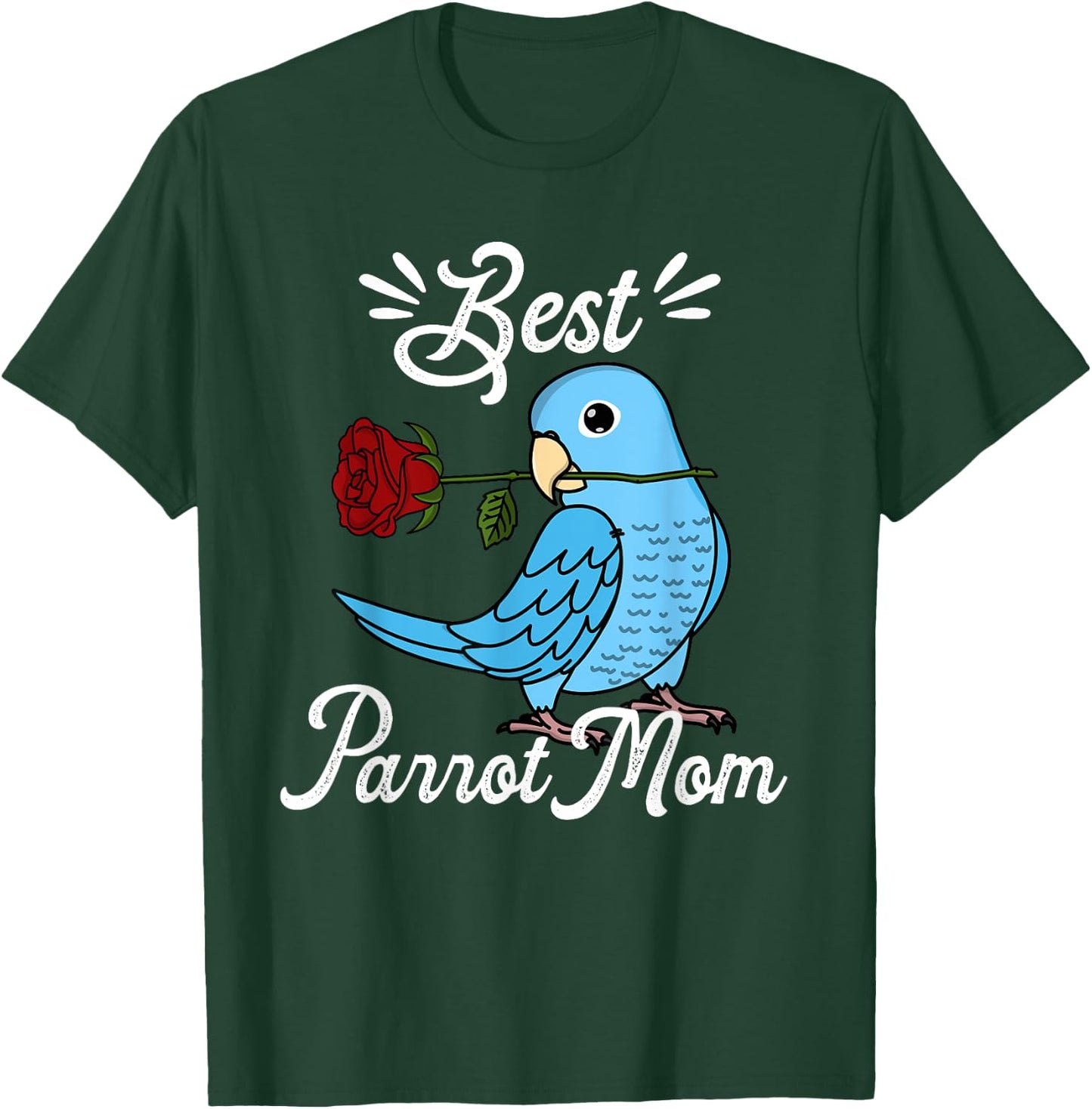 Best Parrot Mom I Blue Parrotlet T-Shirt - T-Shirt | Forest