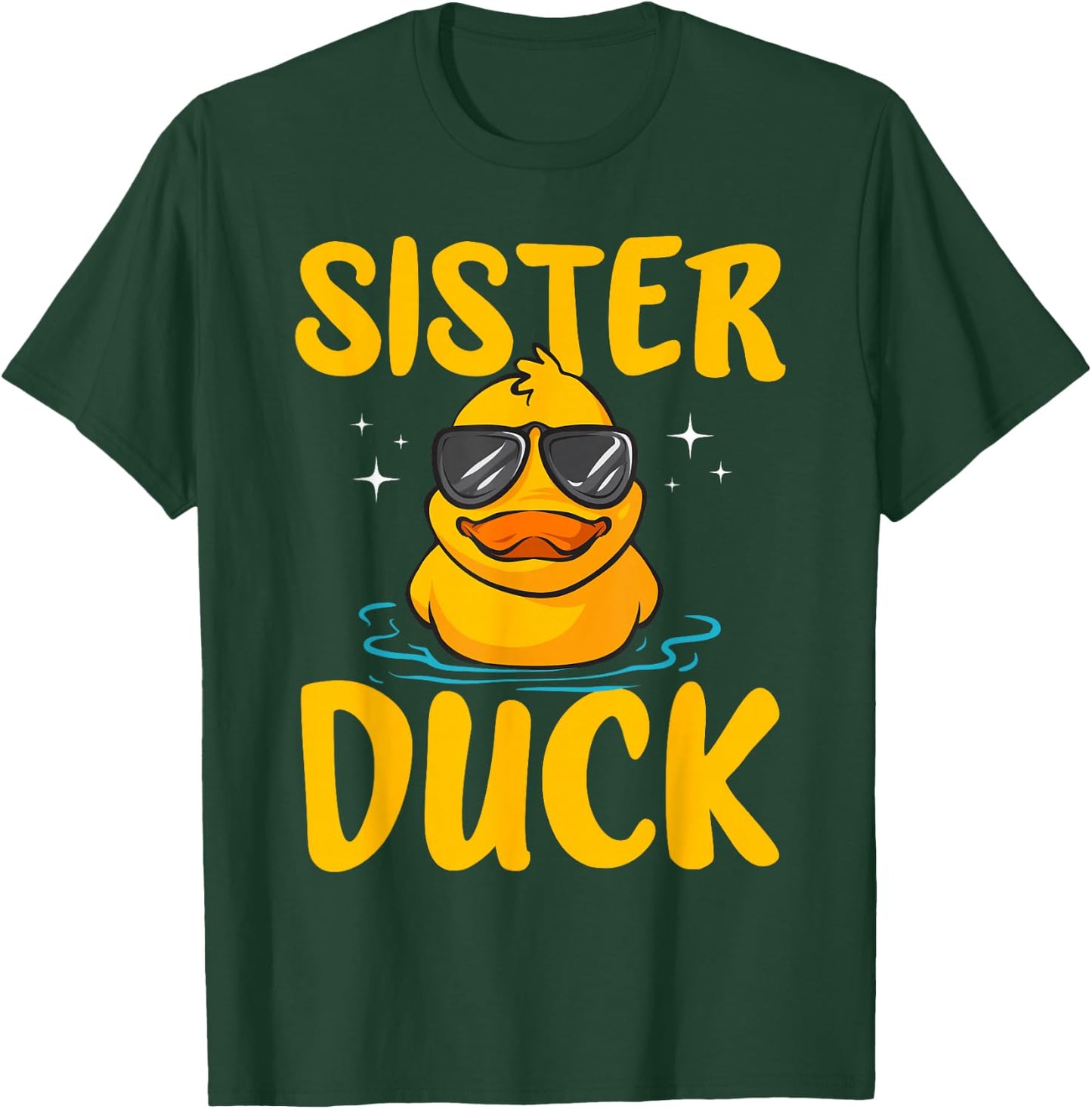 Rubber Duckies Sister Duck Rubber Duck T-Shirt - T-Shirt | Forest