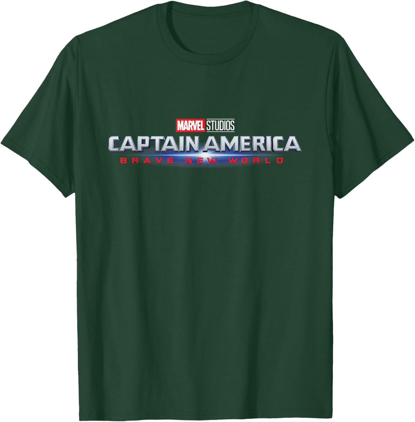 Marvel Studios Captain America: Brave New World Movie Logo T-Shirt - T-Shirt | Forest