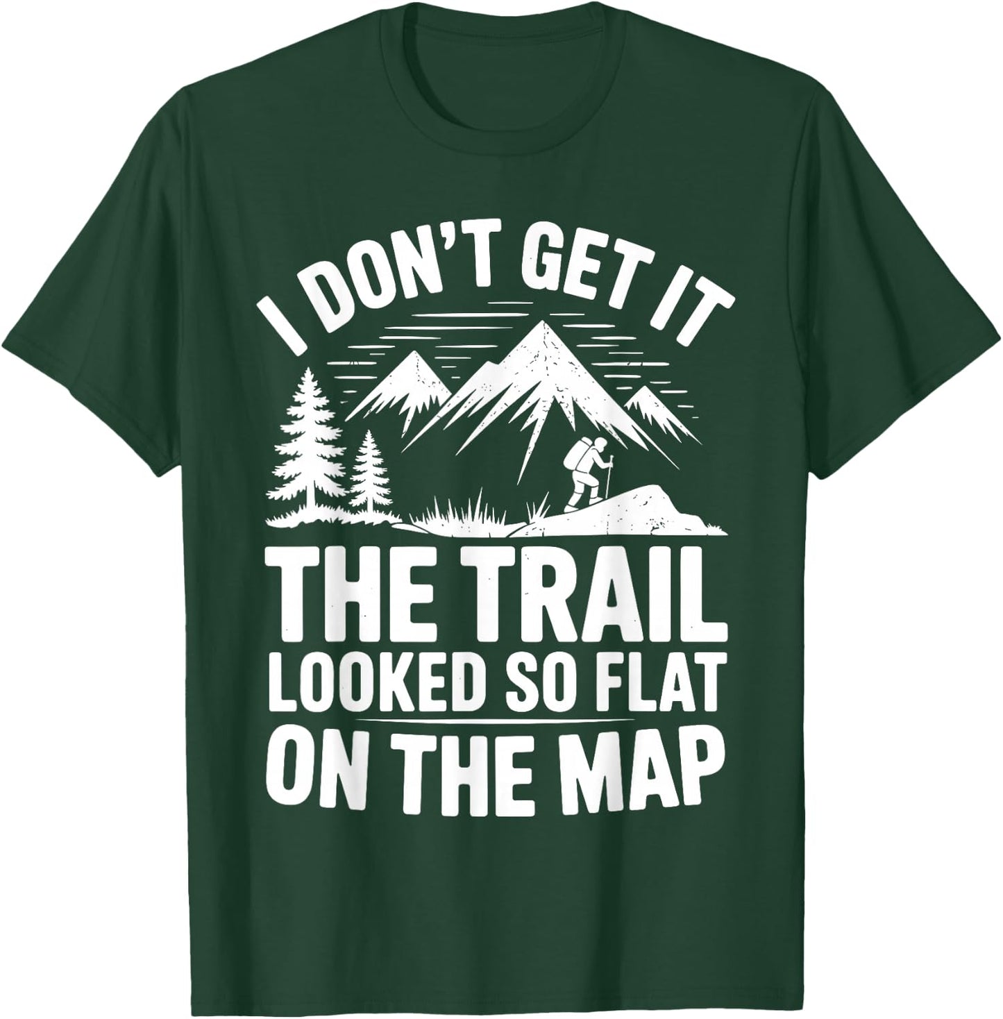 Best Hiking Art Women Outdoor Hike Gear Hiker Hiking T-Shirt - T-Shirt | Forest