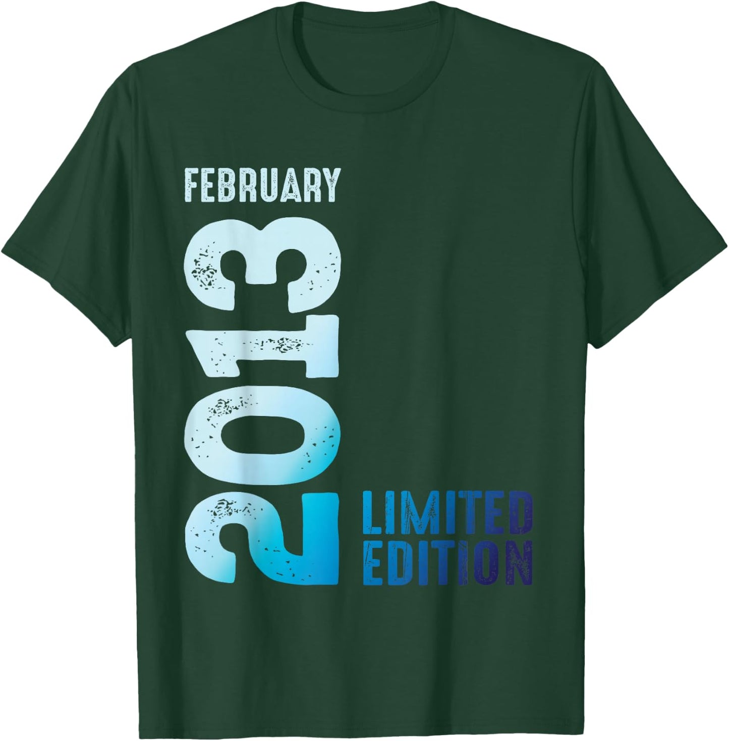 Limited Edition 2013 February 2013 , Black, S T-Shirt - T-Shirt | Forest