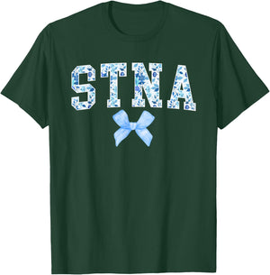 STNA Coquette State Tested Nursing Assistant STNA Nurse T-Shirt - T-Shirt | Forest