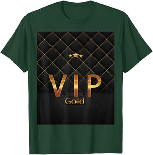 Cute VIP Gold , black T-Shirt - T-Shirt | Forest