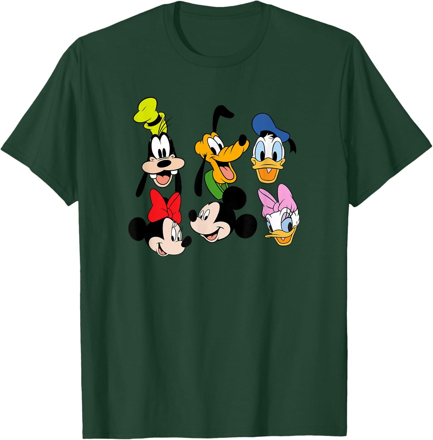 Disney Mickey And Friends Sensational Six Friends Group T-Shirt - T-Shirt | Forest