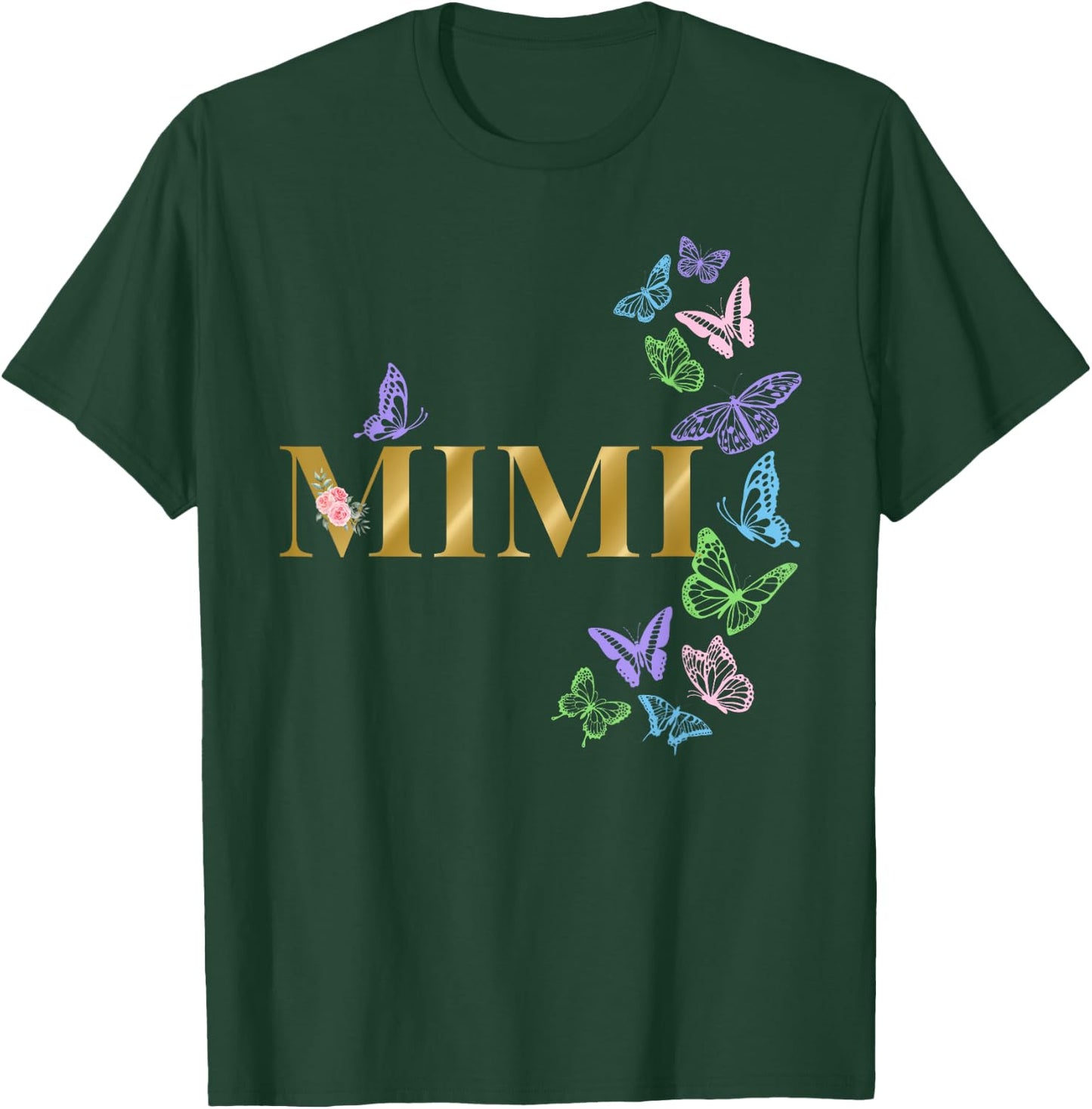 Mimi of The Birthday Girl Butterfly Party Matching Family T-Shirt - T-Shirt | Forest