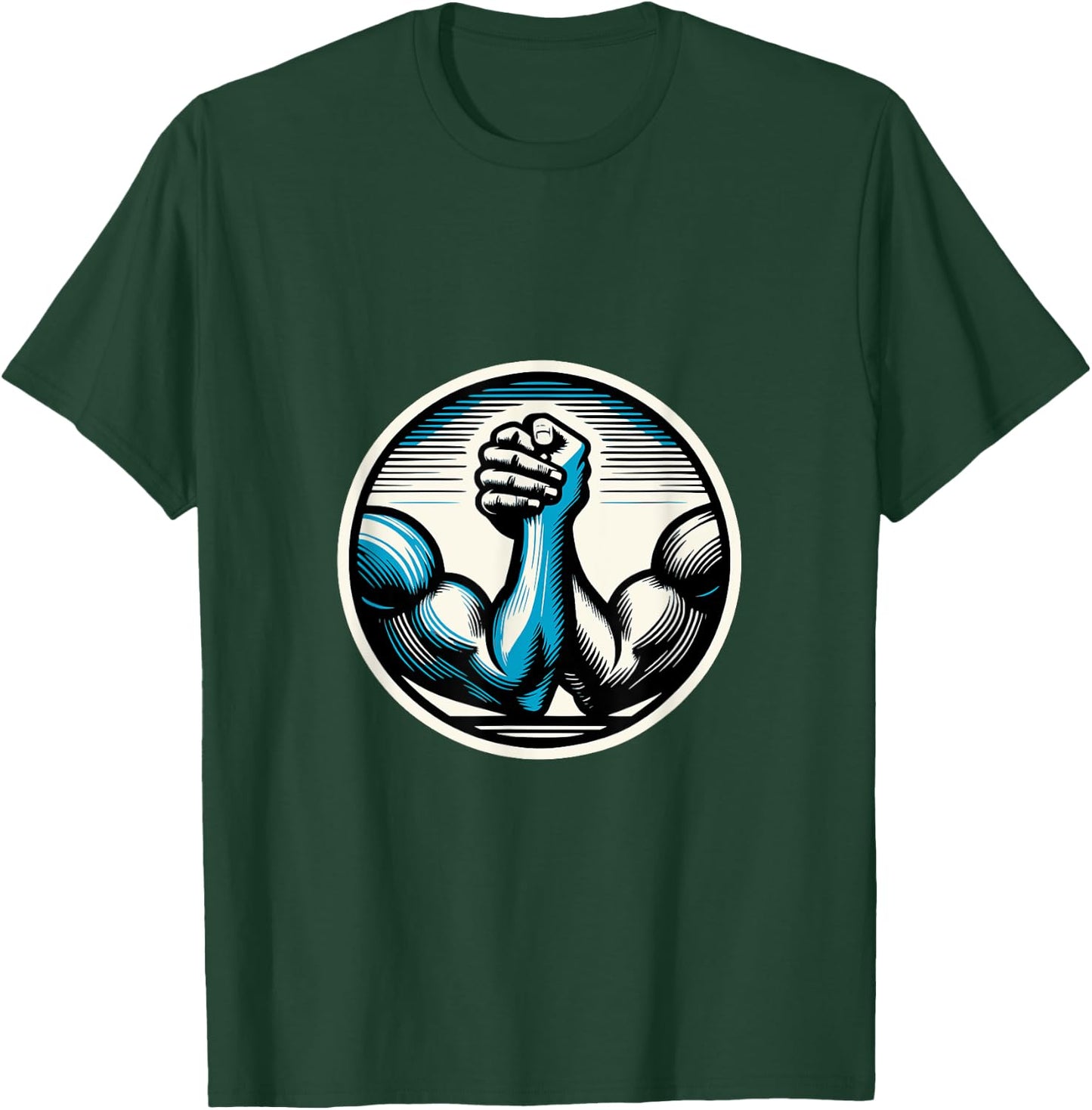 Arm Wrestling Ampress T-Shirt - T-Shirt | Forest