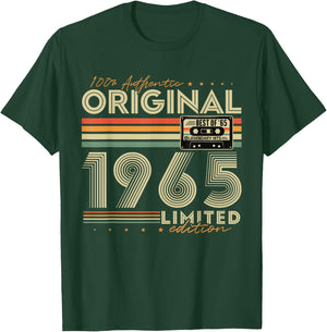 Original 1965 Vintage Gift 60th Birthday Man Woman T-Shirt - T-Shirt | Forest