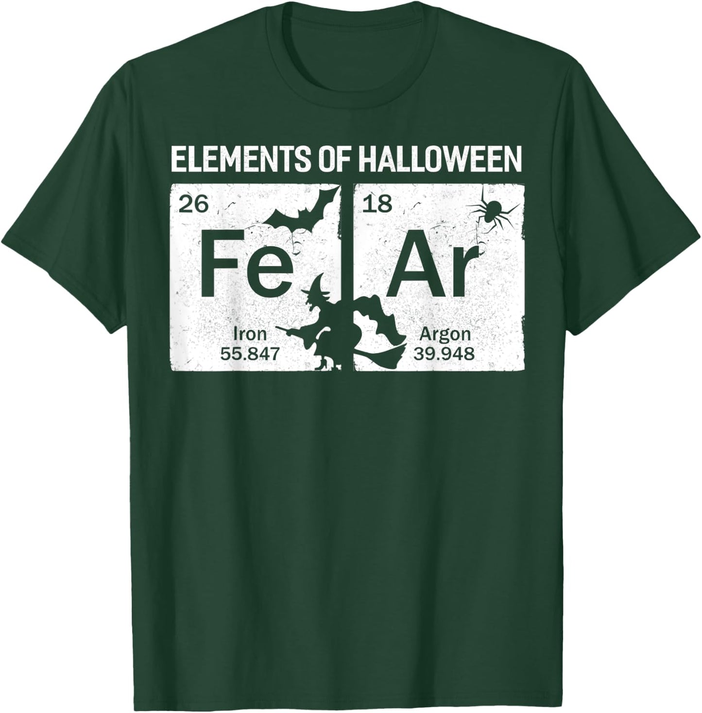 Fe Ar, Element Of Halloween Science T-Shirt - T-Shirt | Forest