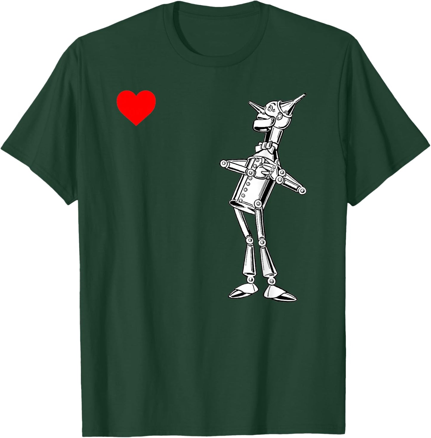 Cute OZ Heart Shirt-The Wizard of OZ Tin Man T-Shirt - T-Shirt | Forest