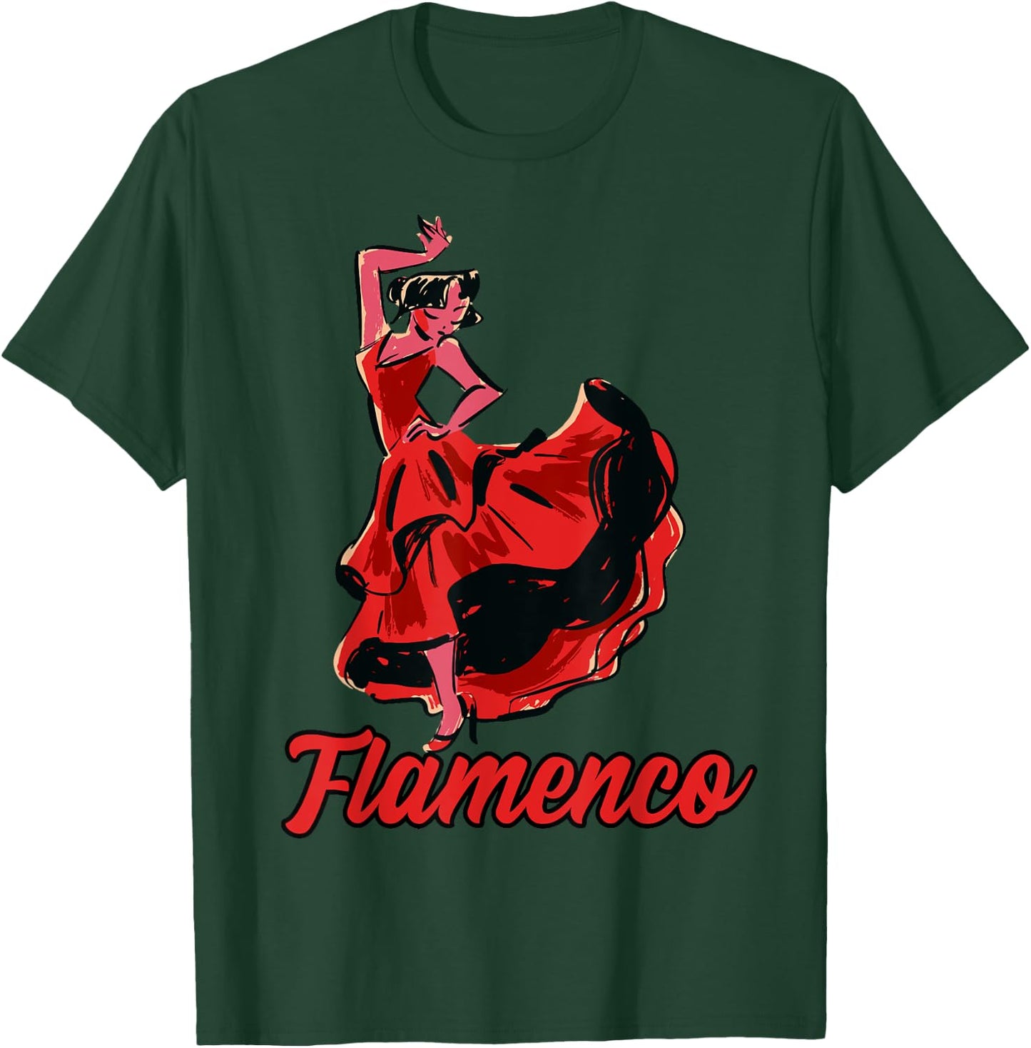 Flamenco Dancer, Flamenco , Flamenco T-Shirt - T-Shirt | Forest
