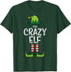 Crazy Elf Xmas PJs Matching Christmas Pajamas For Family T-Shirt - T-Shirt | Forest