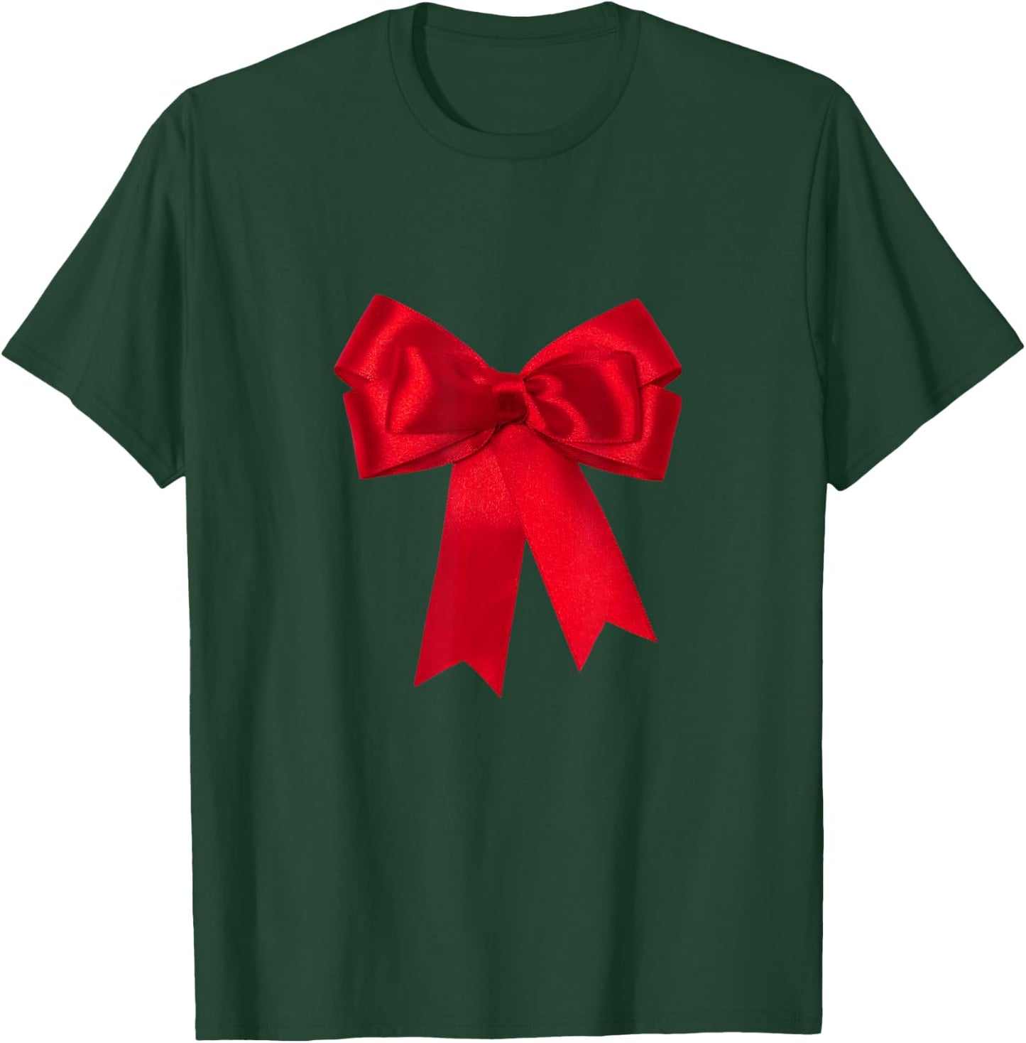 Christmas Bow Present T Shirt - I Am Your Christmas Gift T-Shirt - T-Shirt | Forest