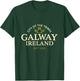 Galway Ireland City of the Tribes Vintage Design T-Shirt - T-Shirt | Forest