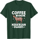 Coffee and Nigerian Dwarf goat T-Shirt - T-Shirt | Forest