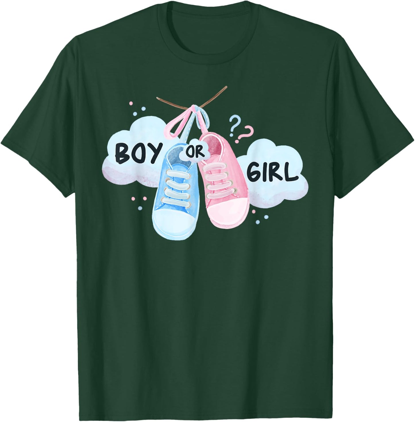 Gender Reveal Party - Gender Reveal Boy or Girl T-Shirt - T-Shirt | Forest