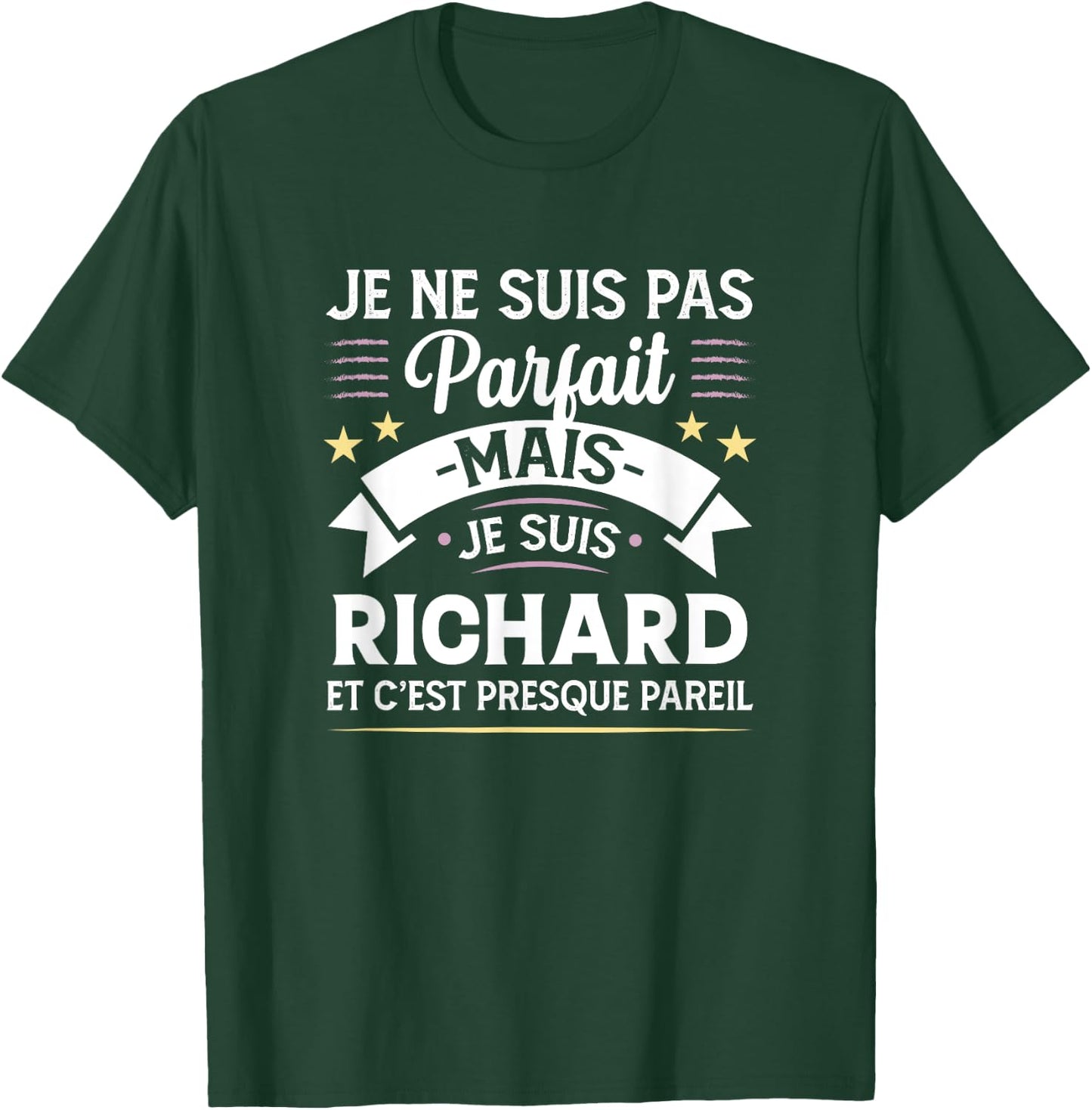 Personalised Gift Richard Humour Man , Black, S T-Shirt - T-Shirt | Forest