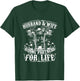 Totenkopf Paar Ehemann und Ehefrau Reitpartner fürs Leben T-Shirt - T-Shirt | Forest