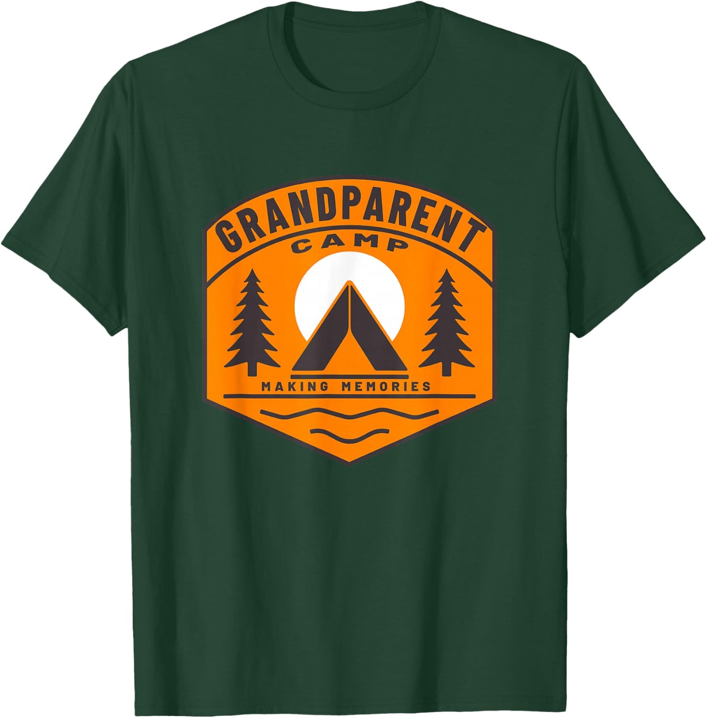 Grandparent Camp Fun Family Cousin Camping Grandchildren T-Shirt - T-Shirt | Forest