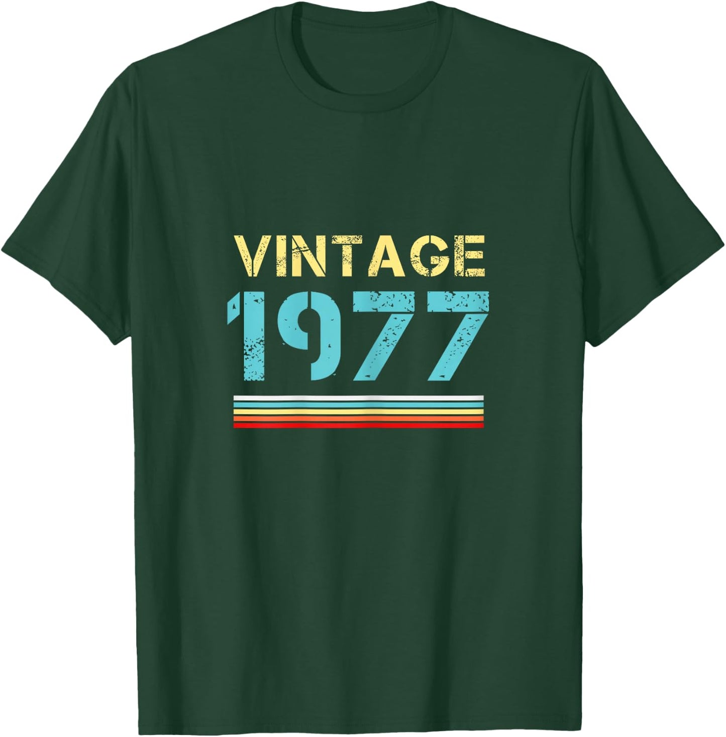 Vintage 1977 T Shirts Retro Funny 1977 Birthday T-Shirt - T-Shirt | Forest