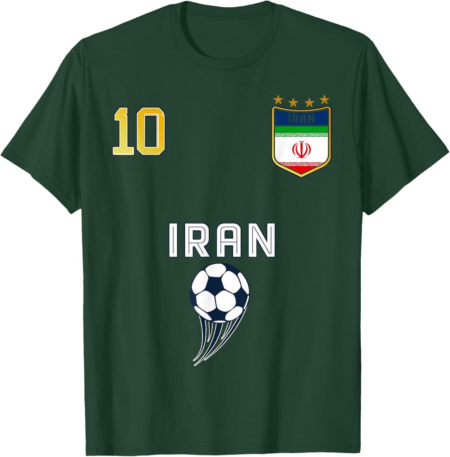 Retro Iran Flag Iranian Pride Lovers T-Shirt - T-Shirt | Forest