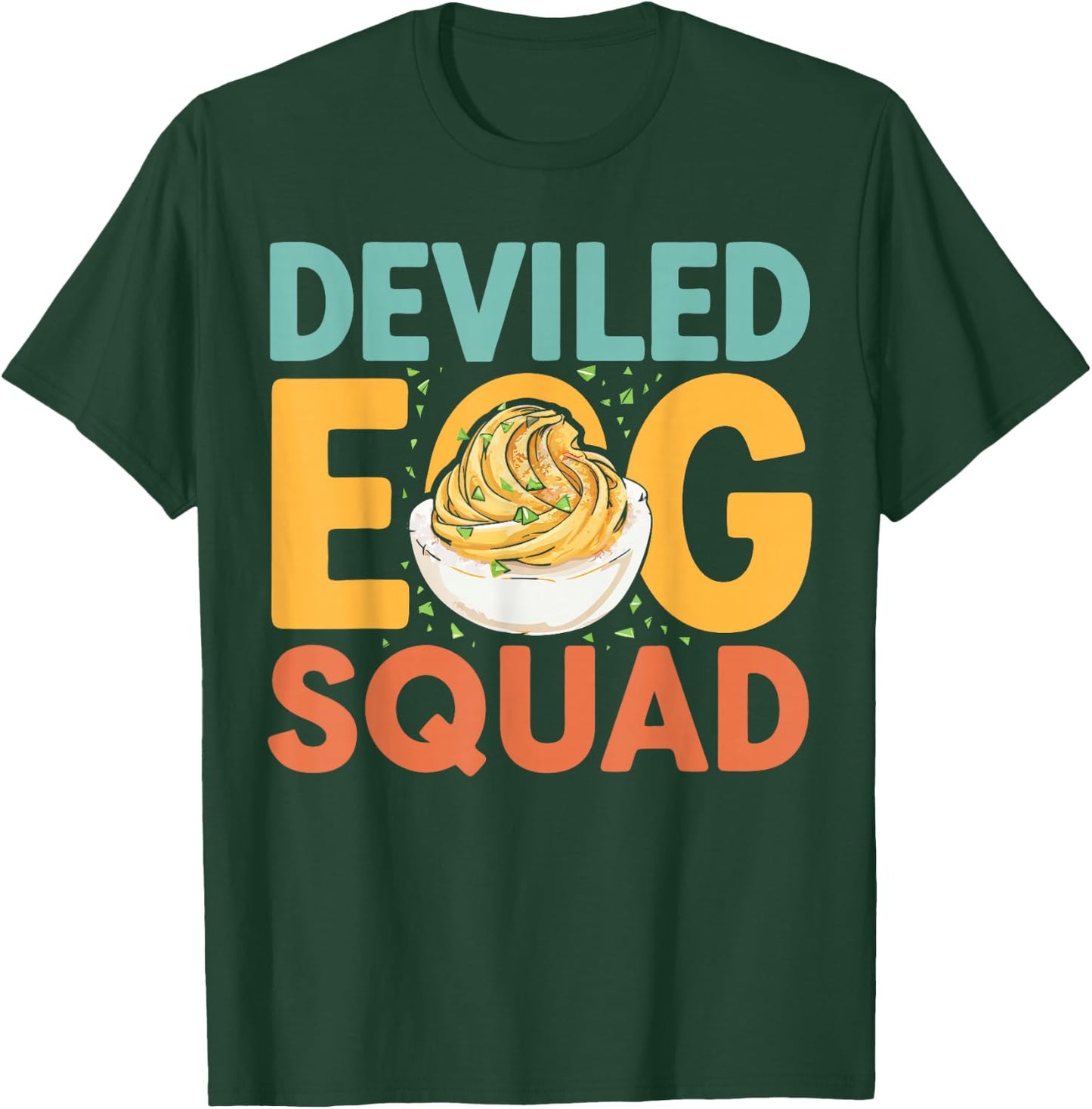 Deviled Egg Squad Thanksgiving Dinner Deviled Eggs T-Shirt - T-Shirt | Forest