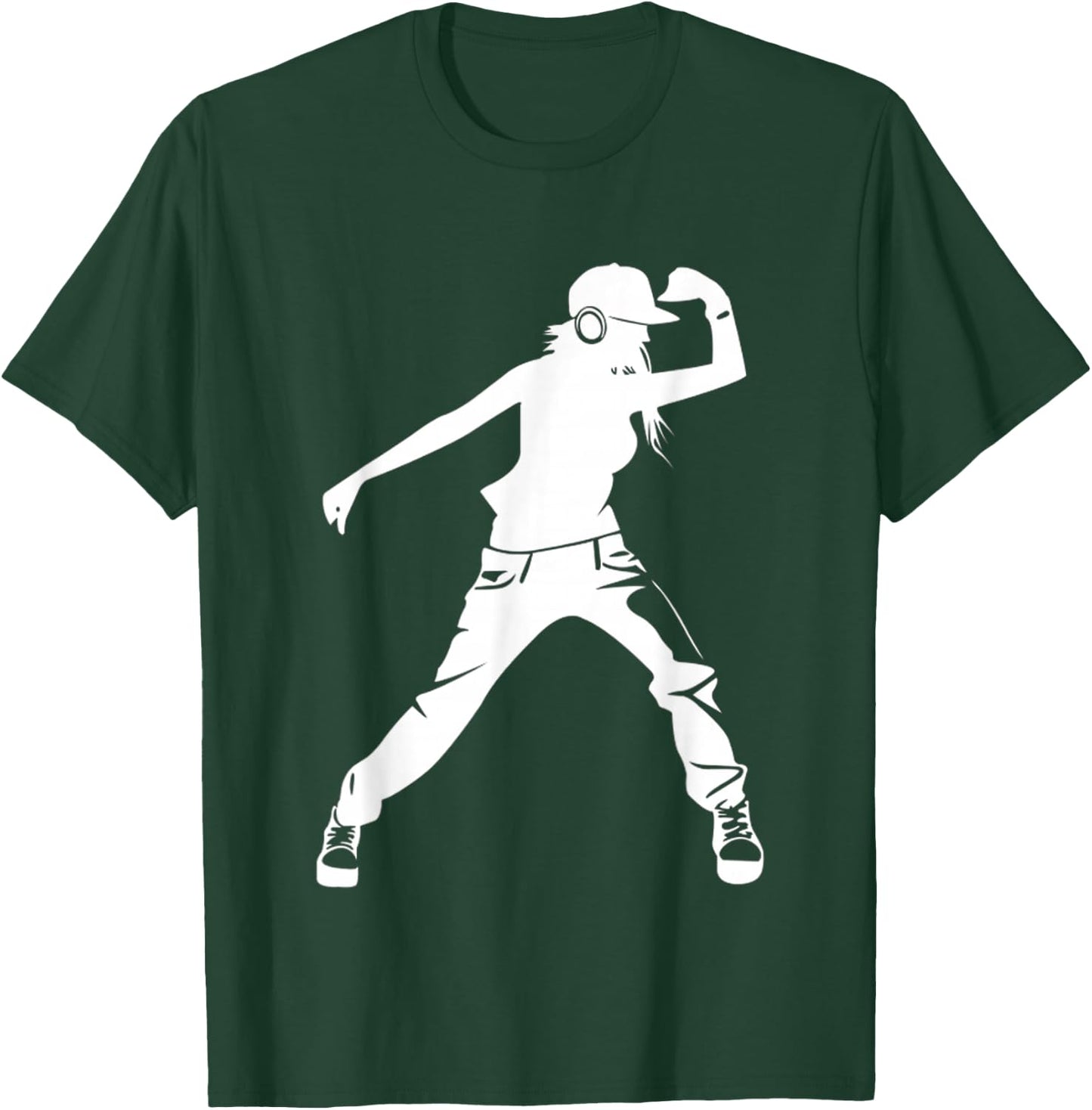 Girl Loves to Dance Hip Hop - Hiphop Dancer Breakdancing T-Shirt - T-Shirt | Forest