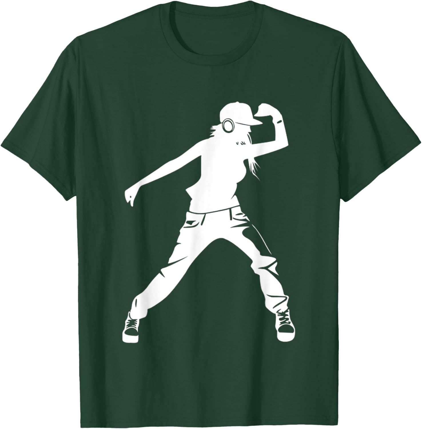Girl Loves to Dance Hip Hop - Hiphop Dancer Breakdancing T-Shirt - T-Shirt | Forest