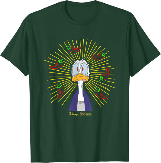 Disney Hot Ones Donald Duck Floating Peppers Intense Sweat T-Shirt - T-Shirt | Forest
