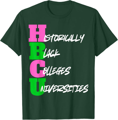 HBCU Pink And Green Historically Black College University